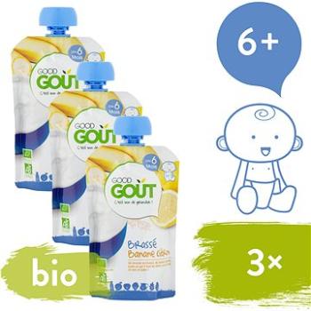 Good Gout BIO Banánový jogurt s citrónom 3× 90 g (8594200260538)