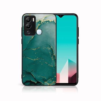 MY ART Ochranný kryt pre Infinix Hot 12i GREEN MARBLE (145)