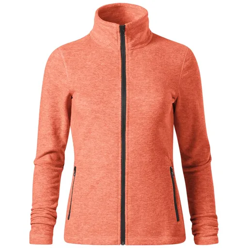 MALFINI Dámska fleecová mikina Factor - Sunset melír | XL