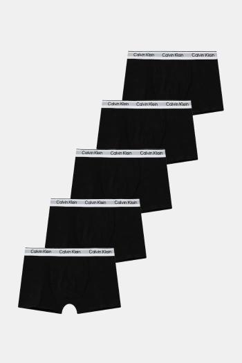 Detské boxerky Calvin Klein Underwear 5-pak čierna farba, B70B700511