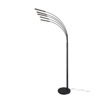 LED stojaca lampa Reality Reed čierna R41031532