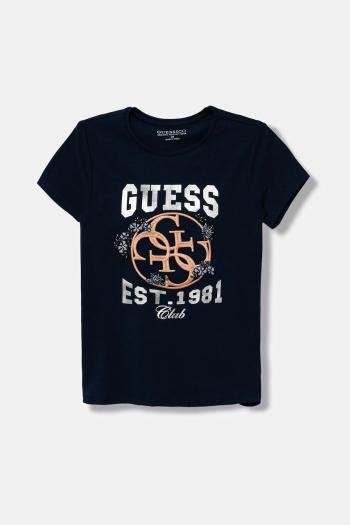 Detské tričko Guess tmavomodrá farba, J5YI25 K6YW4