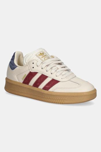 Kožené tenisky adidas Originals Samba XLG béžová farba, JR3805