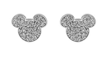Disney Blyštivé oceľové náušnice Mickey Mouse E600186NSL.CS