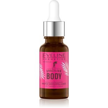 Eveline Cosmetics Brazilian Body samoopaľovacie kvapky na tvár a telo 18 ml