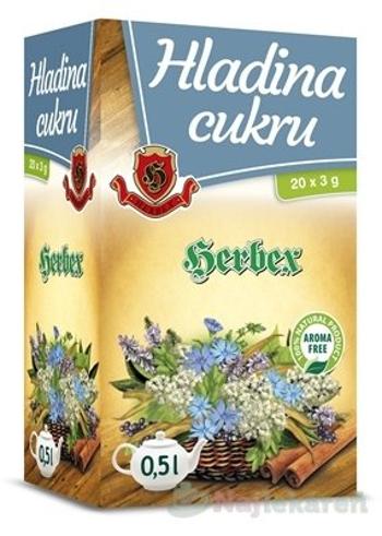 HERBEX HLADINA CUKRU bylinný čaj, 20x3g