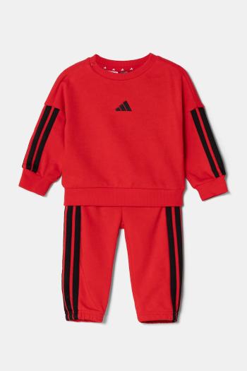 Detská tepláková súprava adidas červená farba, JN8006