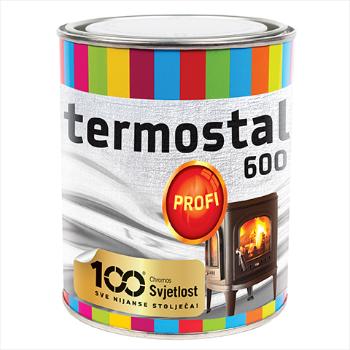 TERMOSTAL 600 - Žiaruvzdorná farba do 600°C čierna 0,2 L