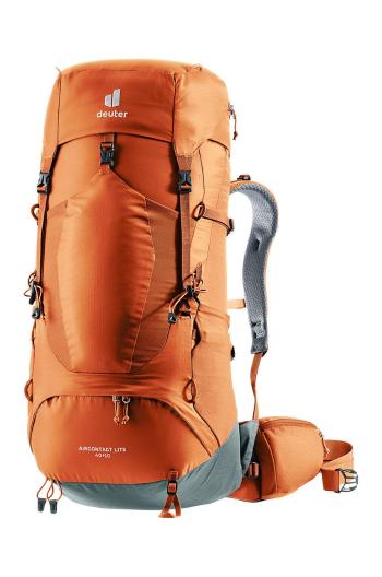 Ruksak Deuter Aircontact Lite 40 + 10 oranžová farba, veľký, vzorovaný, 334012393190