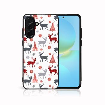 MY ART Kryt s vianočným dizajnom Samsung Galaxy A26 DEER (068)