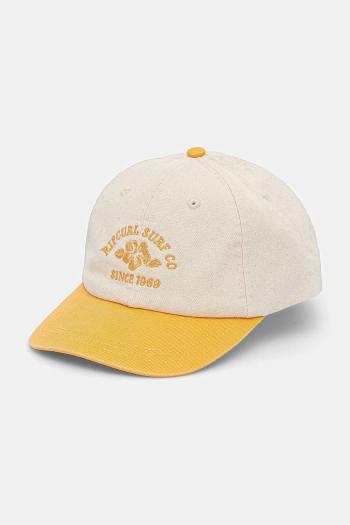 Bavlnená šiltovka Rip Curl oranžová farba, s nášivkou, 05SWHE