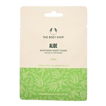 The Body Shop Upokojujúca zlupovacia pleťová maska Aloe (Soothing Sheet Mask) 18 ml