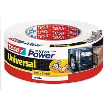 tesa Extra Power Universal, textilná, biela, 50 m: 50 mm (56389-00002-06)