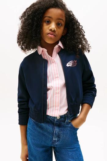 Mikina Tommy Hilfiger tmavomodrá farba, KG0KG08720