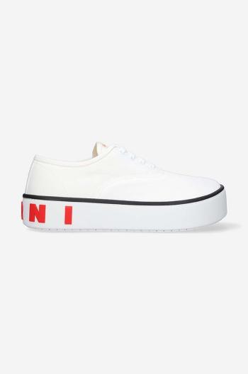 Tenisky Marni SNZU009503.P3571-white, biela farba, SNZU009503.P3571