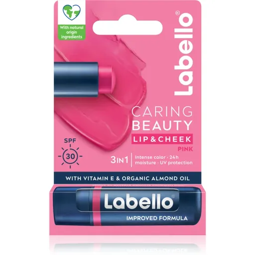 Labello Caring Beauty tónovací balzam na pery odtieň Pink 4.8 ml