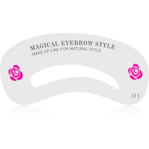 Lash Brow Eyebrow Stencil šablóny na obočie 24 ks
