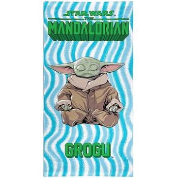 FARO detská plážová osuška Mandalorian Grogu 70 × 140 cm (5056340737279)