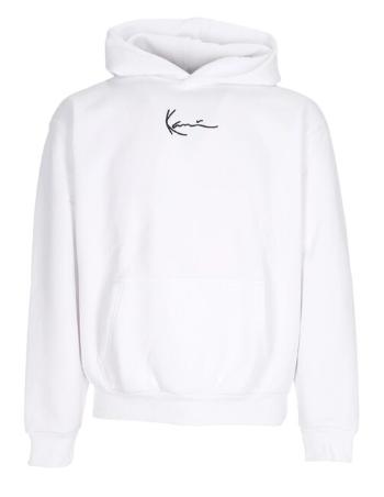 Mikina Karl Kani Small Signature Essential OS Hoodie white - M