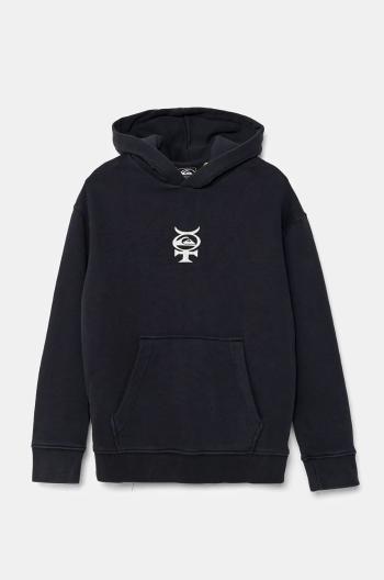 Detská mikina Quiksilver MERCURY HOODIE tmavomodrá farba, s kapucňou, s potlačou, AQBFT03112