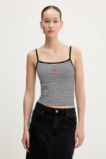 Top Guess Jeans čierna farba, W5GP35 KCIE1
