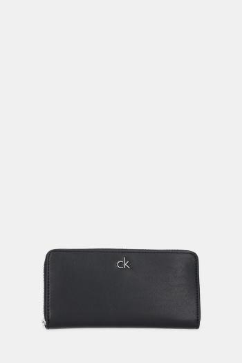 Peňaženka Calvin Klein dámska, čierna farba, LV04F1034G