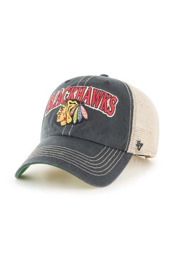 Šiltovka 47 brand NHL Chicago Blackhawks čierna farba, s nášivkou, H-TSCLA04LAP-VB