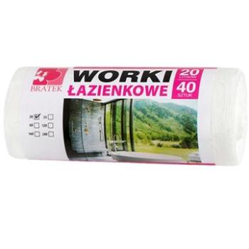 BRATEK vrecia na odpad 20 l, 40 ks (5906731291555)