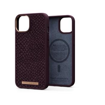 Njord iPhone 14 Salmon Leather Magsafe Case Rust (NA41SL03)