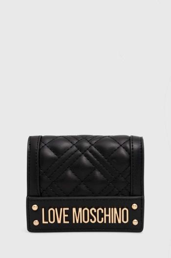 Peňaženka Love Moschino dámska, čierna farba, JC5601PP1LLA0000