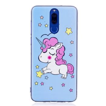 ART TPU Svietiaci obal Huawei Mate 10 Lite UNICORN modrý