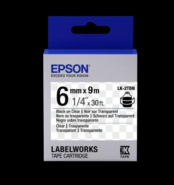 Epson LabelWorks LK-7TBN C53S657007 36mm x 9m, čierna tlač / priehľadný podklad, originálna páska