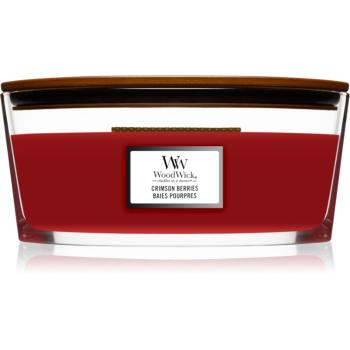 Woodwick Crimson Berries vonná sviečka s dreveným knotom (hearthwick) 453,6 g