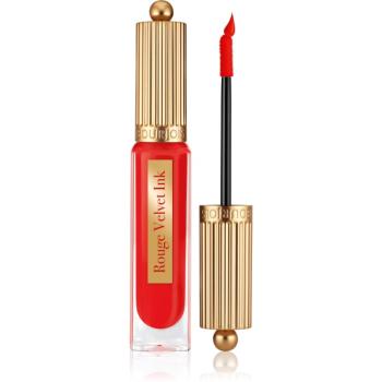 Bourjois Rouge Velvet Ink tekutý rúž s matným efektom odtieň 08 Coquelic Hot 3.5 ml