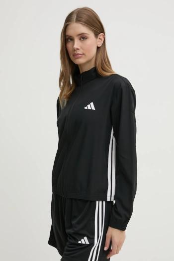 Tréningová bunda adidas Performance Train Essentials čierna farba, prechodná, JD6539