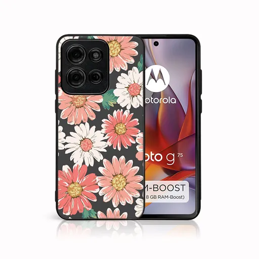 MY ART Ochranný kryt pre Motorola Moto G75 5G DAISY (161)