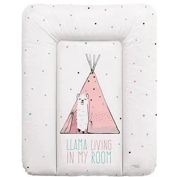 Ceba Prebaľovacia podložka na komodu mäkká 70 × 50 cm, Lolly Polly Lama Ceba (5907672330372)