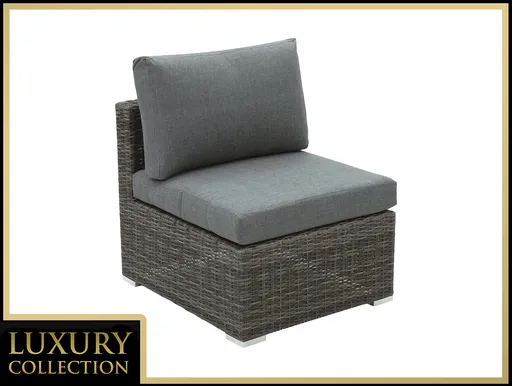 DEOKORK Ratanový stredový diel MALIBU (sivá)