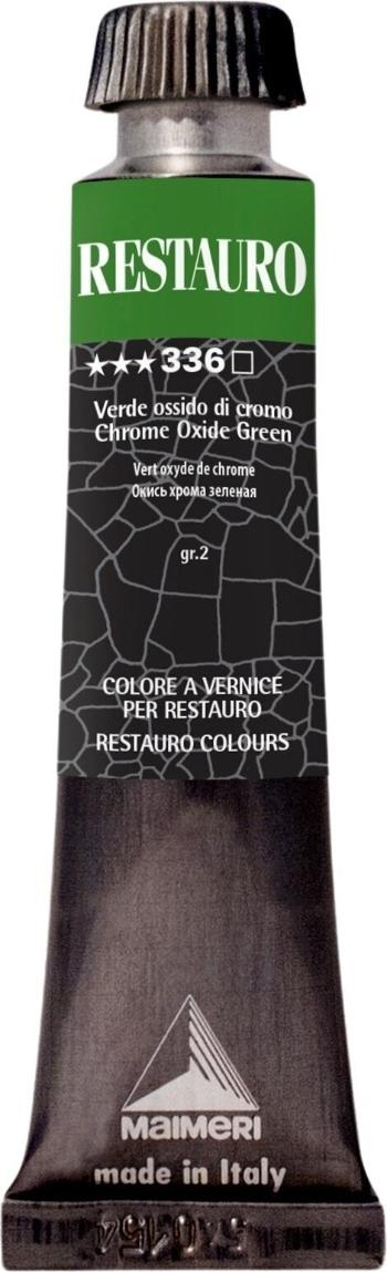 Maimeri Varnish Restauro Reštauračná farba Chrome Oxide Green 336 20 ml 1 ks