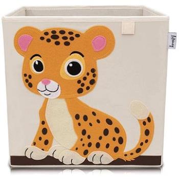 Lifeney Box úložný LEOPARD, 33 × 33 × 33 cm (833074)