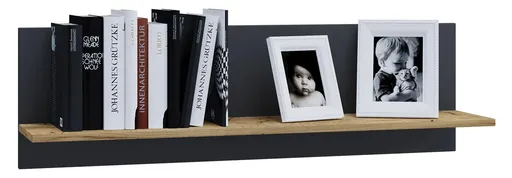 VCM Nástěnná police Usilo, antracitová