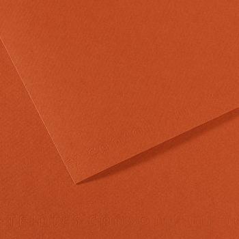 CANSON MI-TEINTES - Buničinou farbený papier 130 - terre rouge, 50 ks