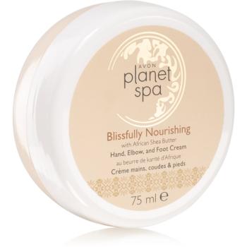 Avon Planet Spa Blissfully Nourishing výživný krém na ruky na nohy 75 ml