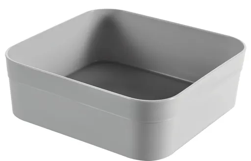 CURVER Organizér do zásuvky INFINITY štvorcový | sivá