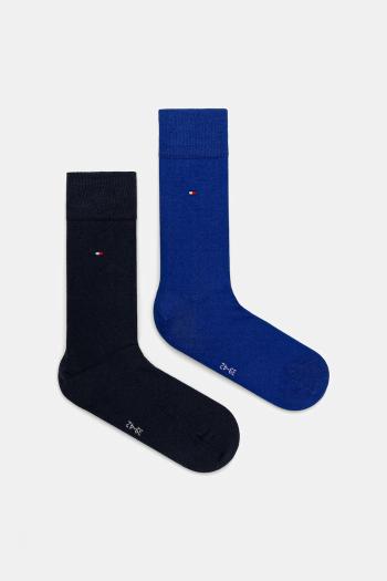 Ponožky Tommy Hilfiger 2-pak modrá farba, 371112