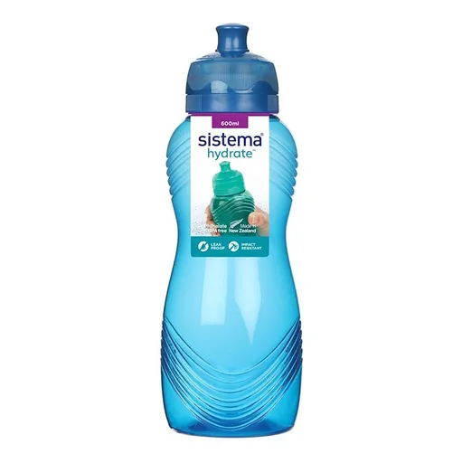 SISTEMA Hydrate Fľaša Squeeze Twist ‘n’ Sip modrá 460 ml