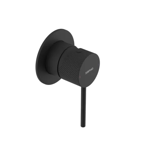 SAPHO - ULTRASAN podomietková sprchová batéria, 1 výstup, čierná mat UT041VB