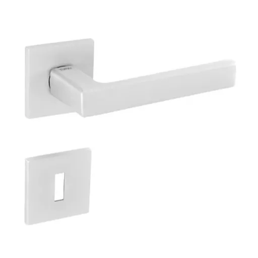 Kľučka Naturel Sonia, biela matná, WK(BB) dozický SONIAHRWS