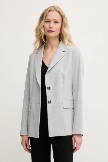 Sako United Colors of Benetton šedá farba, jednoradové, jednofarebné, 2R4CDW02W