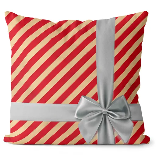 Vankúš Mašľa a prúžky (Veľkosť: 55 x 55 cm)